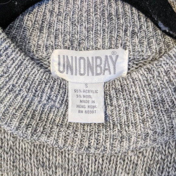 Vintage 1980s Union Bay Rad Geometric Sweater - Picture 5 of 6